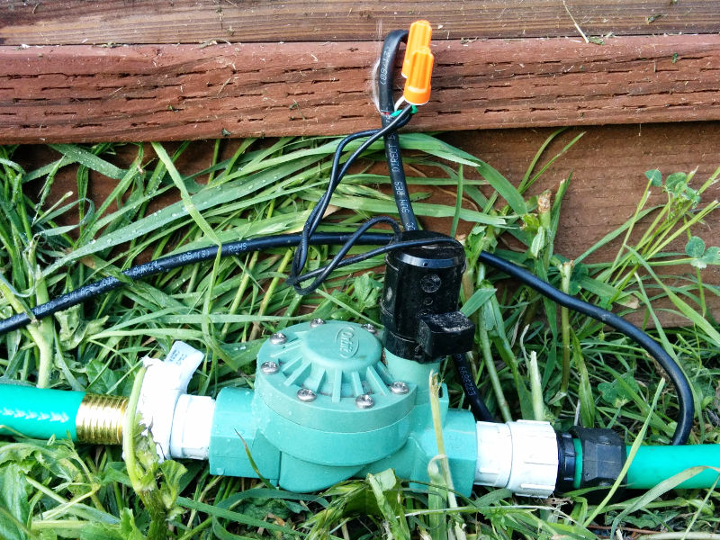 The sprinkler valve